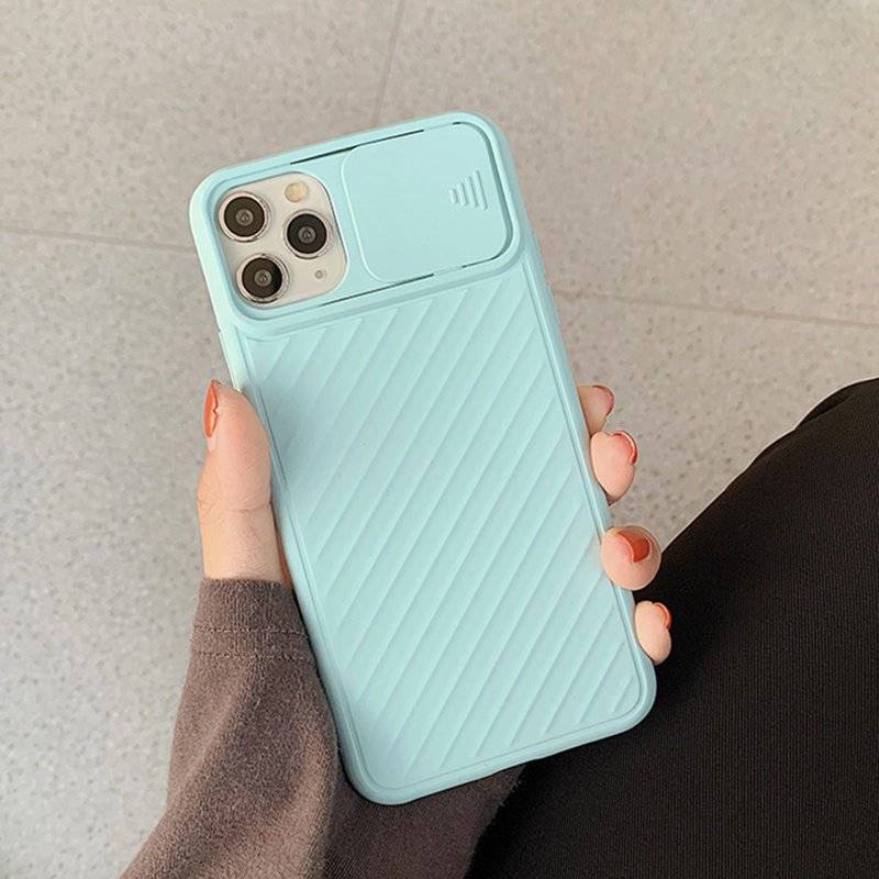 Camera Protection Shockproof Phone Case For iPhone 11 Pro X XR XS Max 7 8 Plus Solid Color Soft TPU Silicone Back Cover