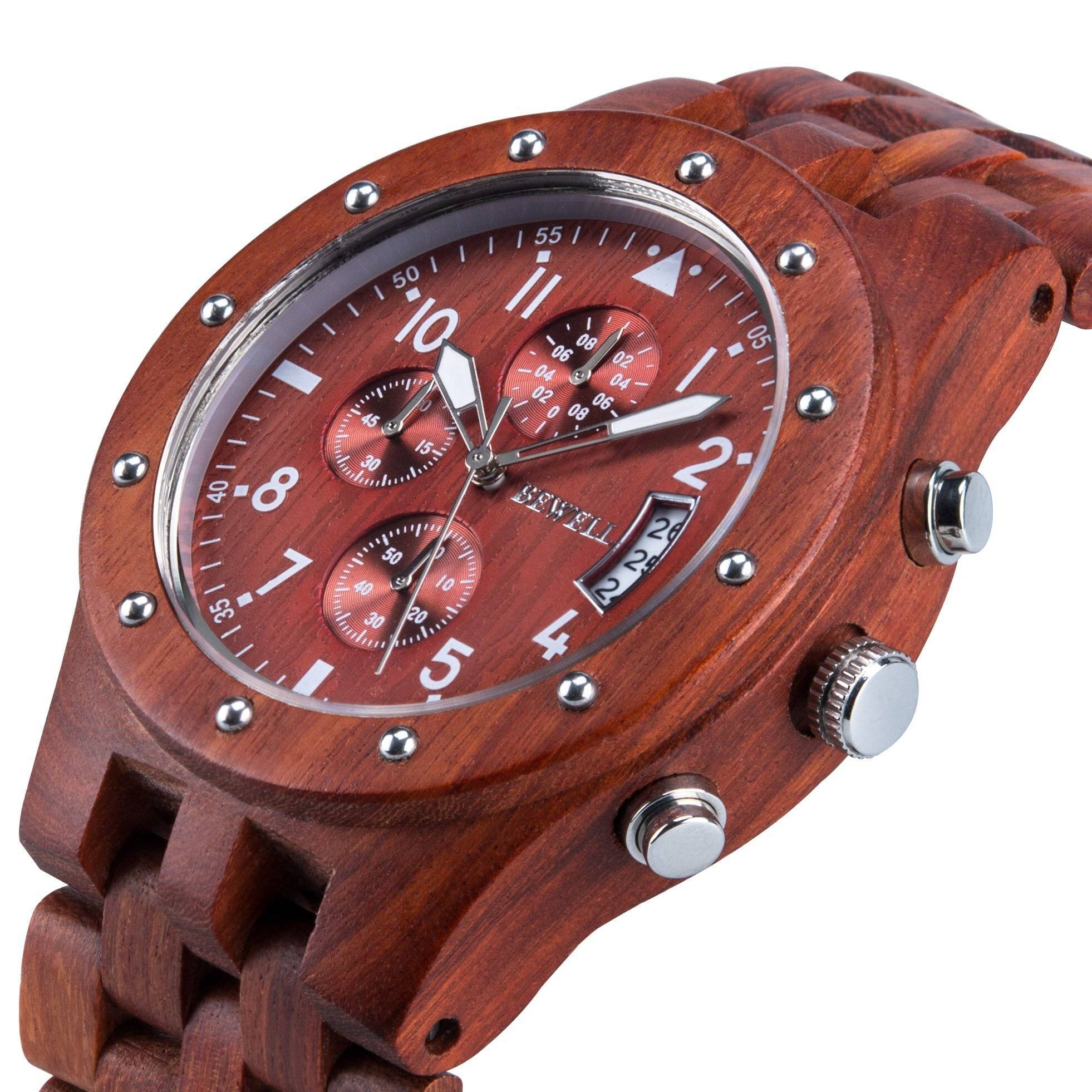 Fantastic New Wooden Style Wrist Watch Dial 45 mm