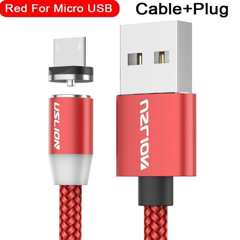Magnetic USB Cable The Best Charger Your Phone. 2 plugs