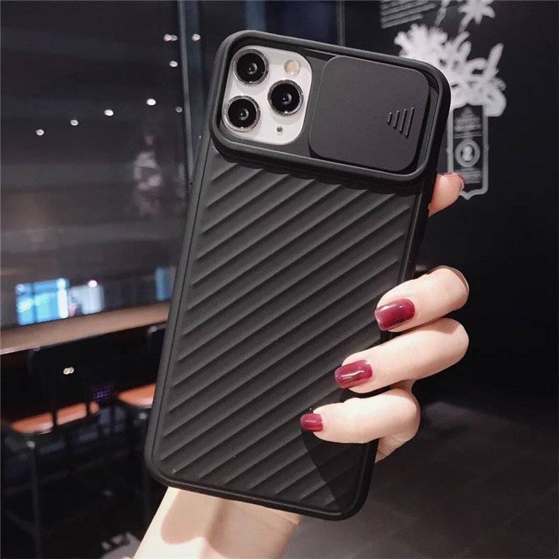Camera Protection Shockproof Phone Case For iPhone 11 Pro X XR XS Max 7 8 Plus Solid Color Soft TPU Silicone Back Cover